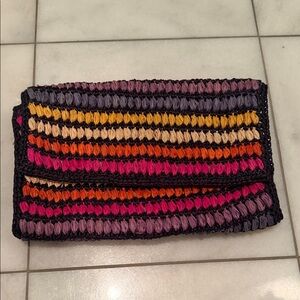Mar y Sol Woven Clutch